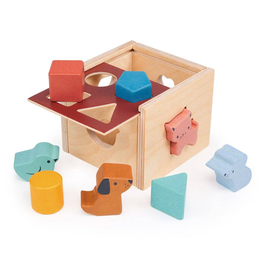 Mentari Toys - Bambino Shape Sorting Cube - Canadian Supplier - Ages 2+