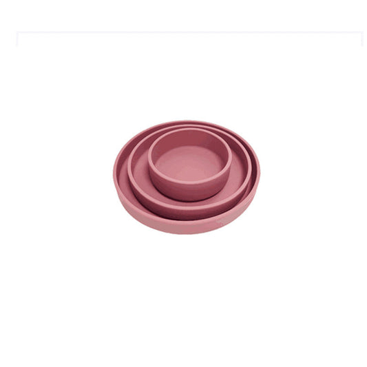 Baby Training And Feeding Silicone Dinner Plate Baby Food Supplement