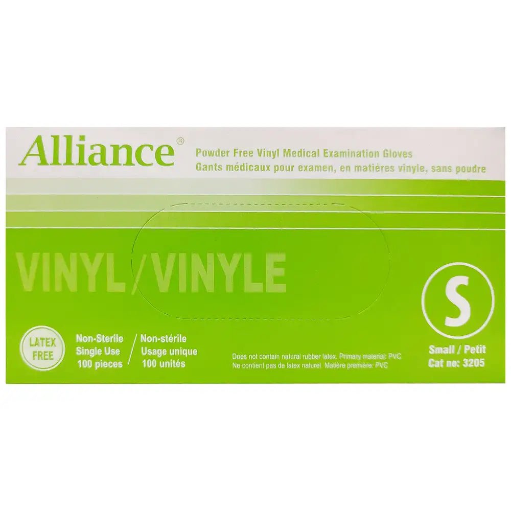 Alliance Vinyl Gloves - 100 / Box