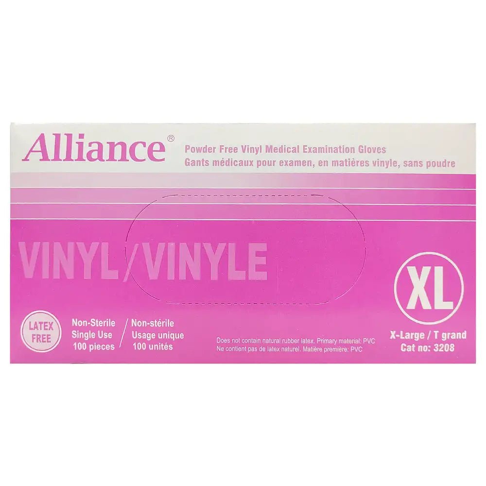 Alliance Vinyl Gloves - 100 / Box
