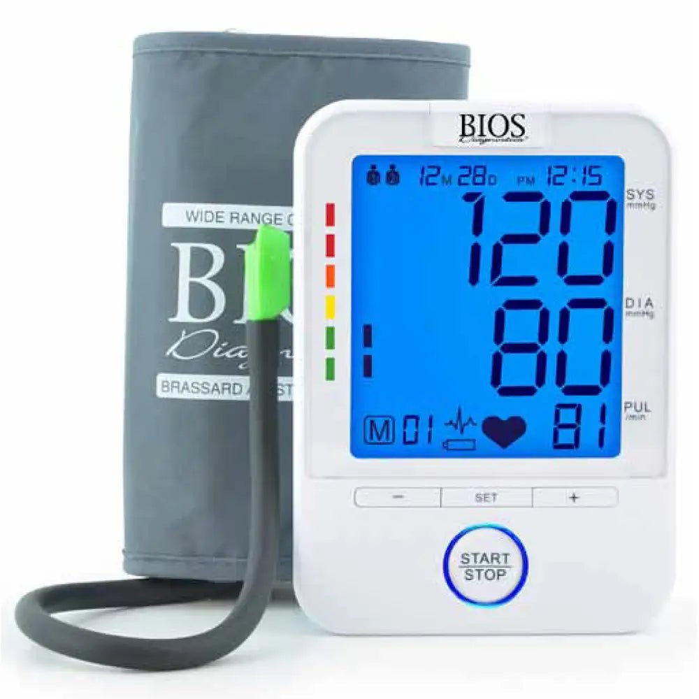 Bios BD201 Blood Pressure Monitor - Easy Read for Accurate Health Tracking in Canada