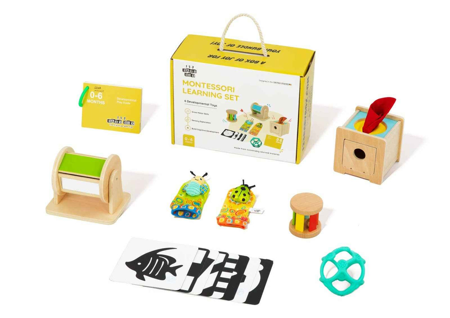 123 Baby Box - 0-6 Months Montessori Educational Box
