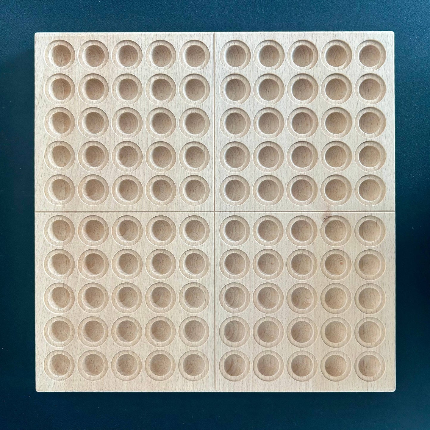 Tree Fort Toys - Montessori Wooden Hundred Board (100-Frame) - Made in Canada - Ages 3+