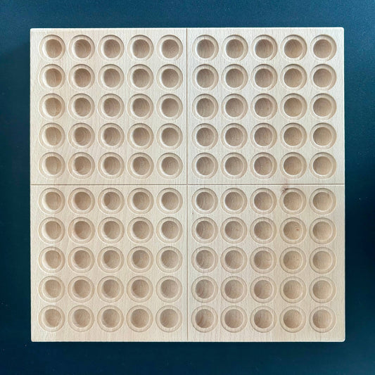 Tree Fort Toys - Montessori Wooden Hundred Board (100-Frame) - Made in Canada - Ages 3+