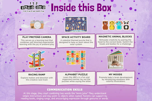 123 Baby Box Montessori Educational Box - Ages 17–18 Months