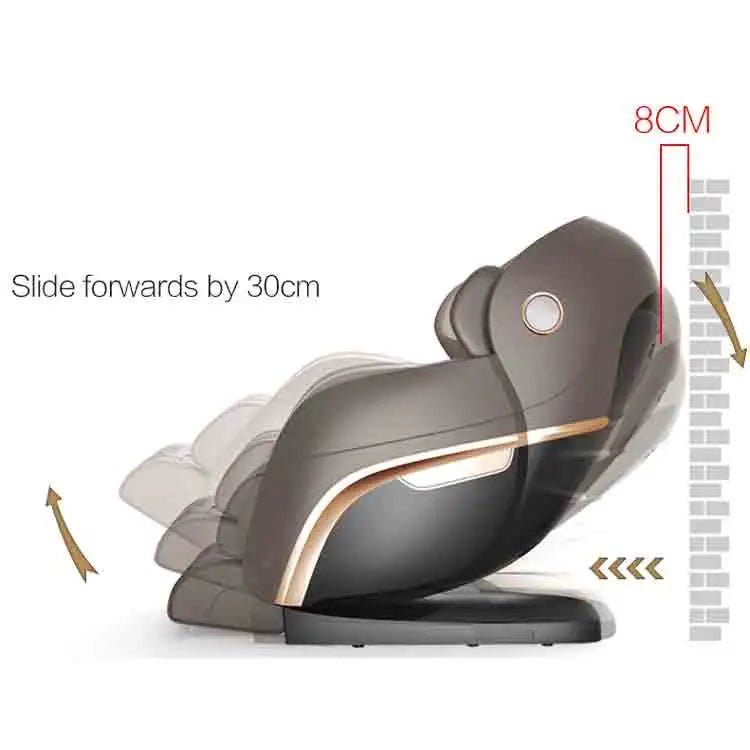 CH4000 Full Body 4D Massage Chair &ndash; Ultra-Long Curved Rails, Airbag System &amp; Bluetooth App Control for Home Wellness in Canada