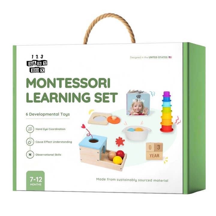 123 Baby Box - 7-12 Months Montessori Educational Box