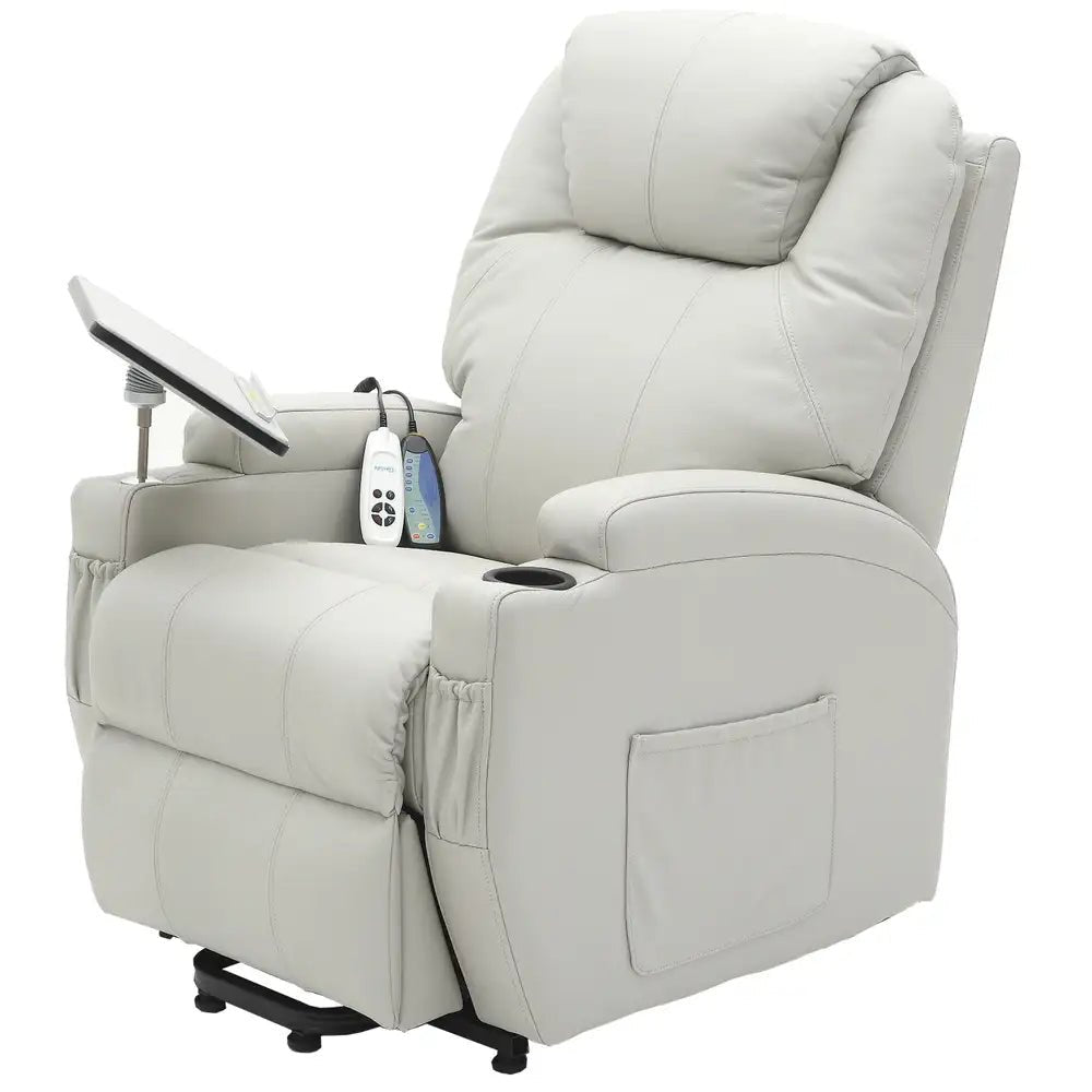 Mercury  Infinite Position Leather Lift Chair (2 motor, H & M)