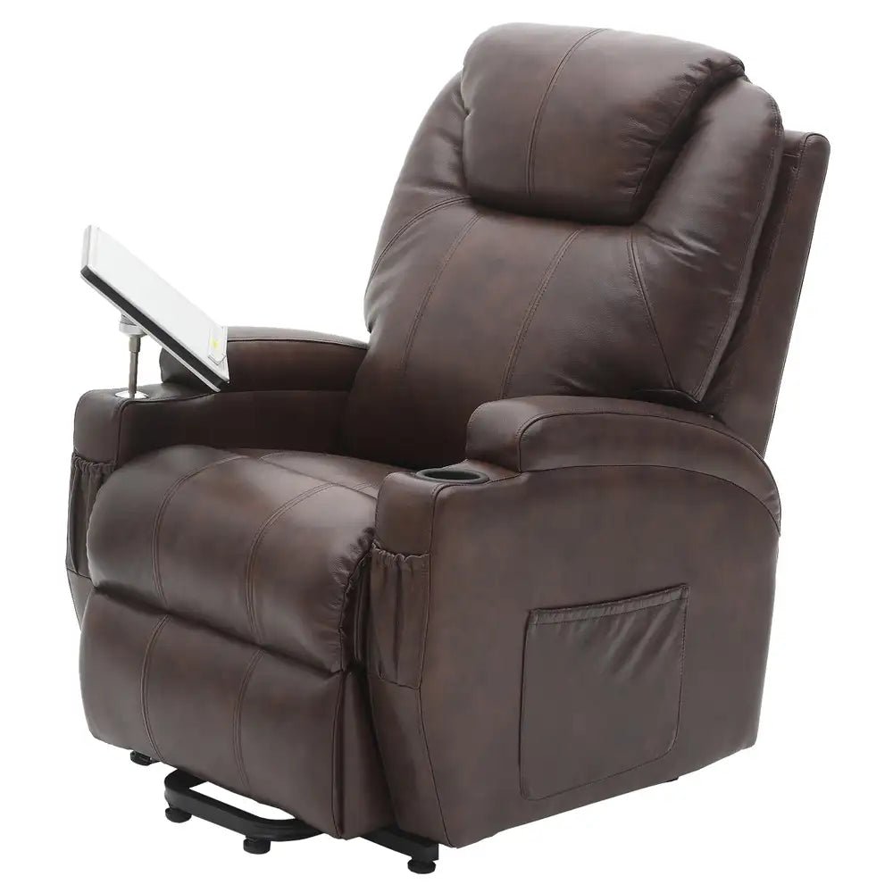 Mercury  Infinite Position Leather Lift Chair (2 motor, H & M)