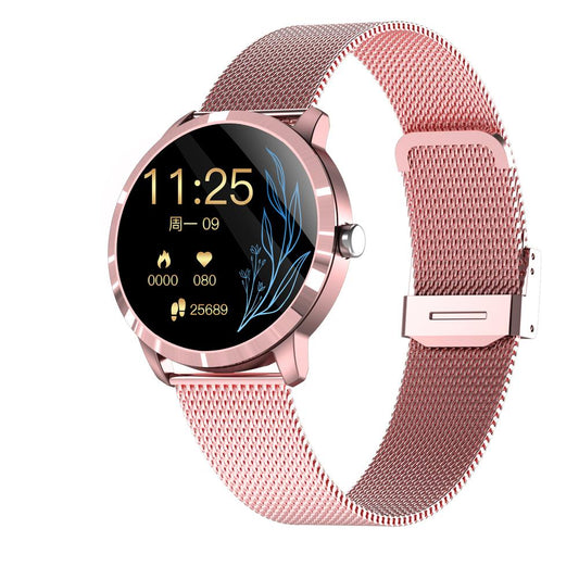 Q8L OLED Bluetooth Smart Watch Stainless Steel Waterproof Wearable