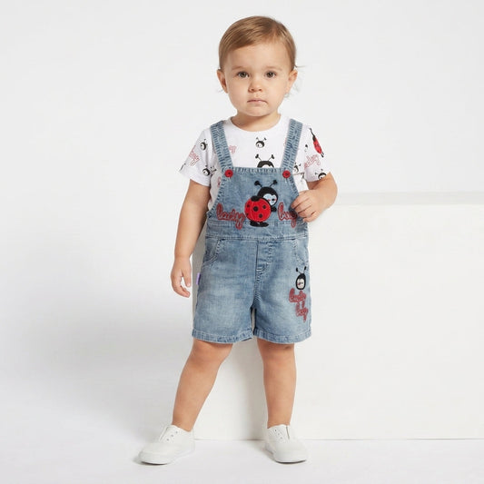 Denim Series – Ladybug Baby Set
