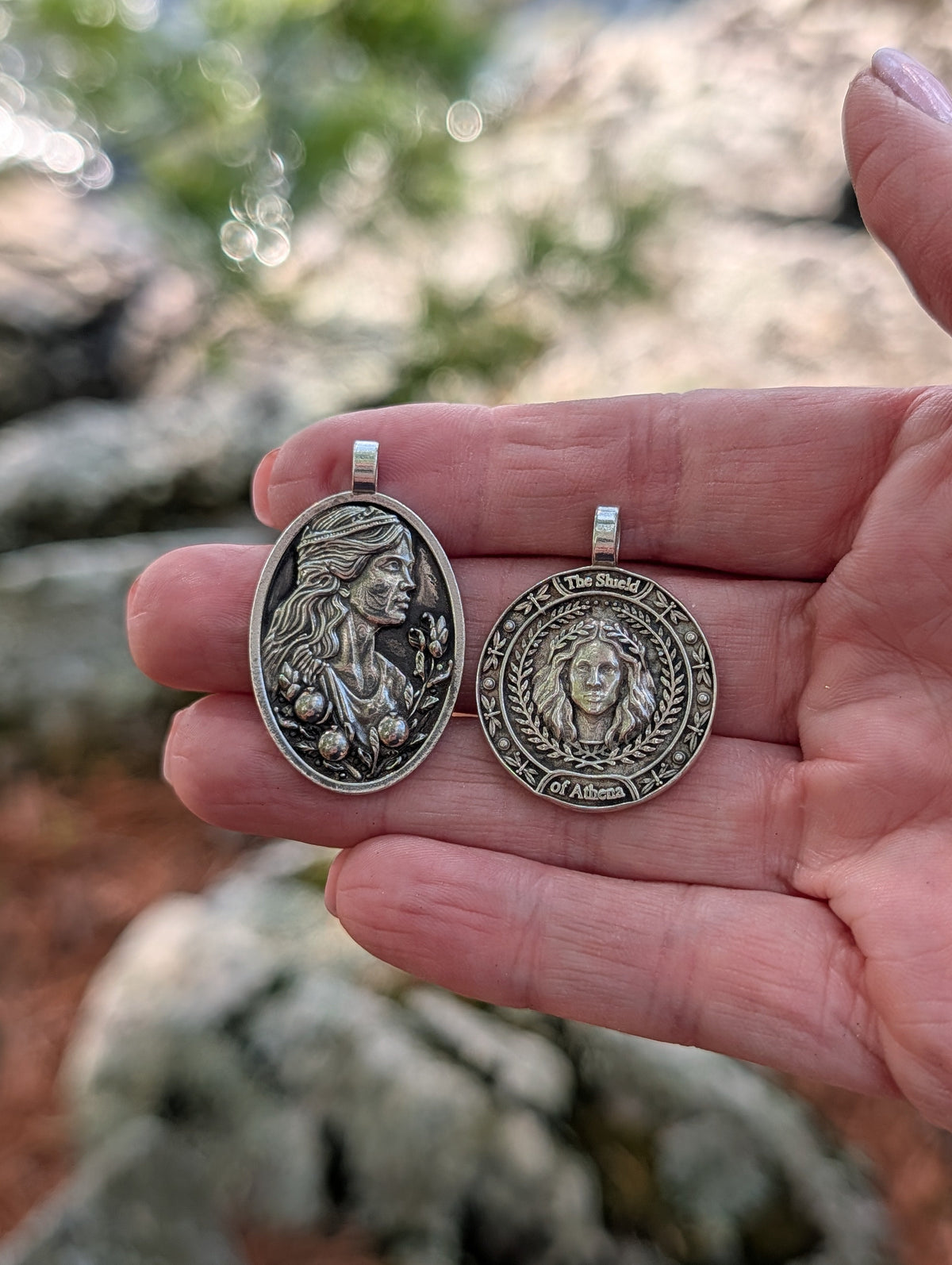 Hera Pendant – Queen of Olympus Medallion Necklace