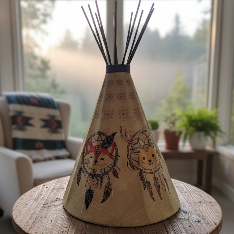 Little Dream Catcher Teepee Lamp