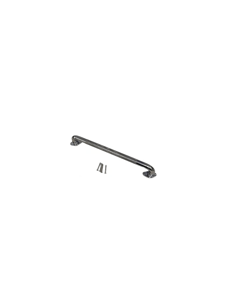 Maple Leaf Stainless Steel Grab Bar with Rotating Flange - Rust-Resistant Bathroom Safety Solution for Canadian Homes