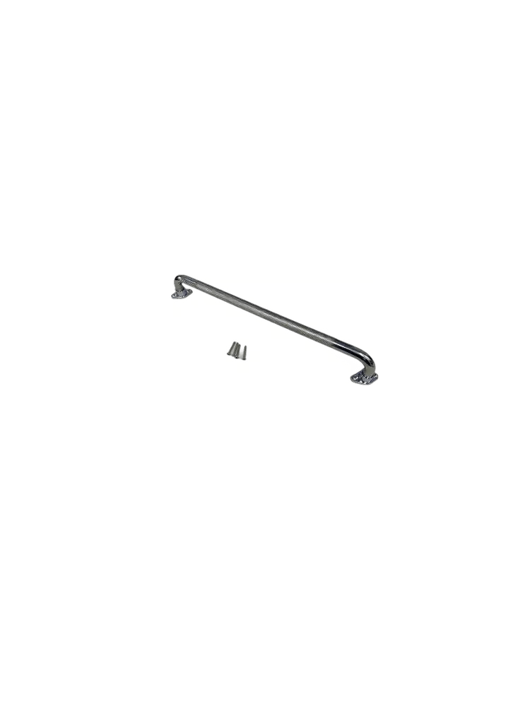 Maple Leaf Stainless Steel Grab Bar with Rotating Flange - Rust-Resistant Bathroom Safety Solution for Canadian Homes
